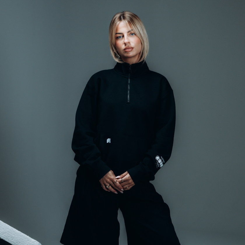 Awakenings Oversized Baseline Half zip