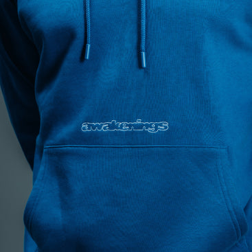 Awakenings Blue oversized Hoodie image