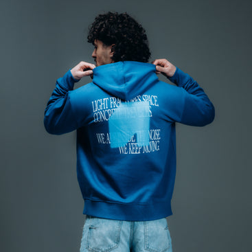 Awakenings Blue oversized Hoodie image
