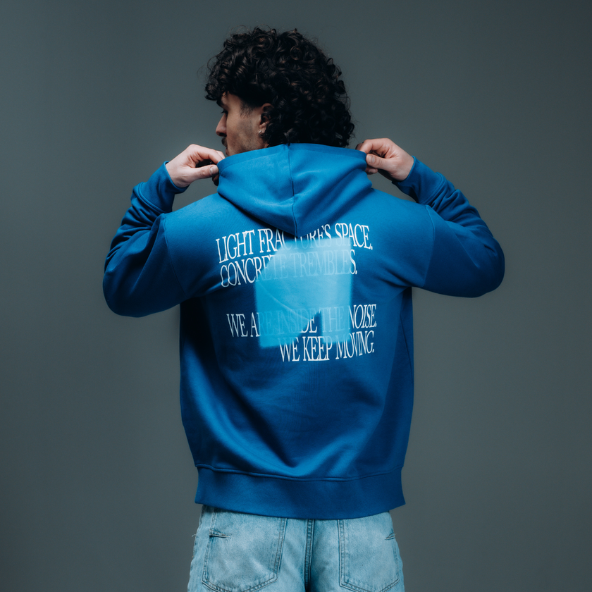 Awakenings Blue oversized Hoodie