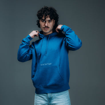 Awakenings Blue oversized Hoodie image
