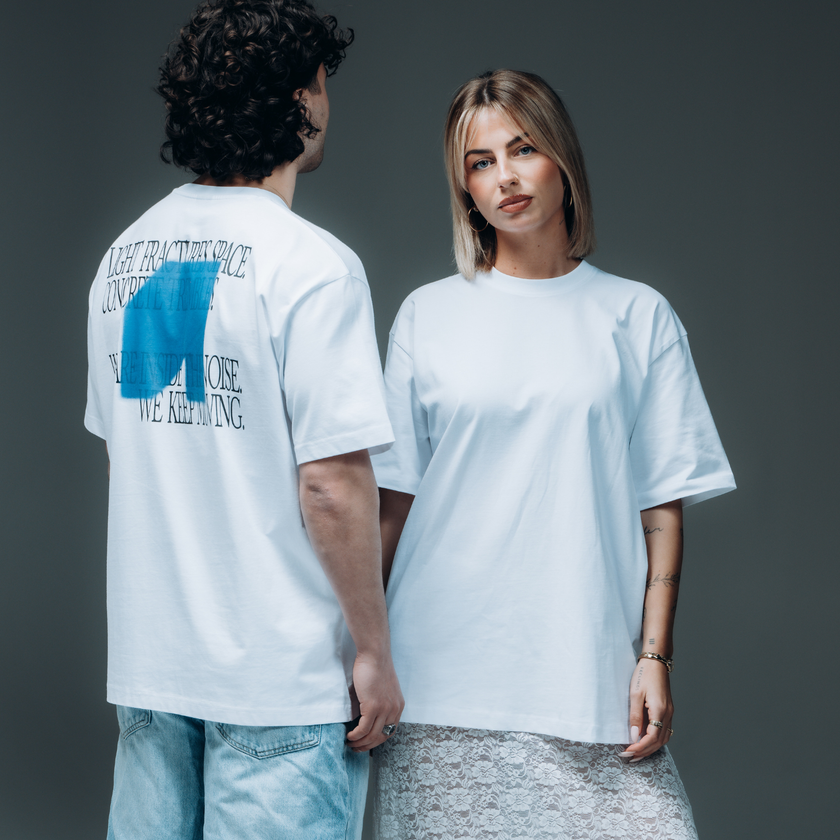 Awakenings White Oversized T-shirt