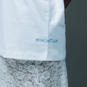 Awakenings White Oversized T-shirt image