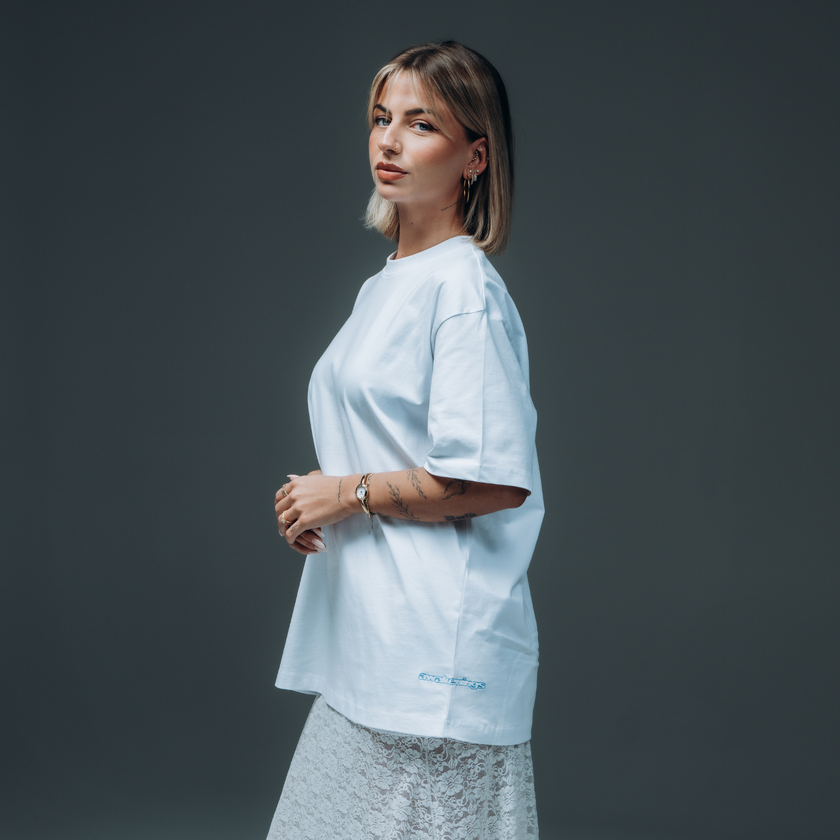 Awakenings White Oversized T-shirt