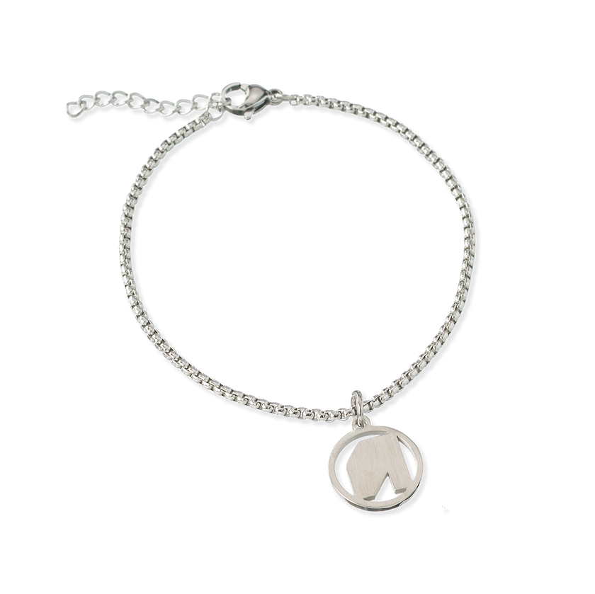 Awakenings Silver Round Logo Bracelet