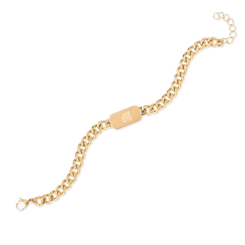 Awakenings Bold Logo Golden Bracelet