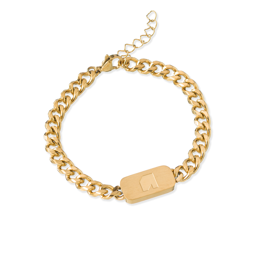 Awakenings Bold Logo Golden Bracelet