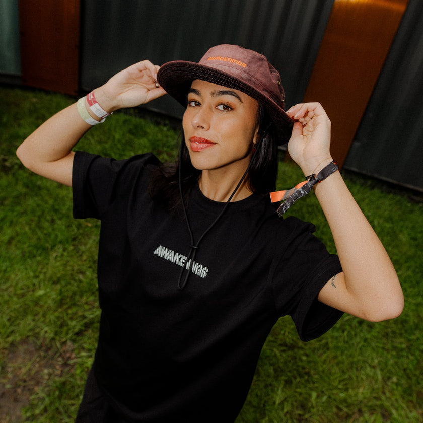 Awakenings washed black Safari Hat