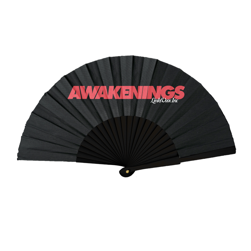Awakenings Red Logo Handfan