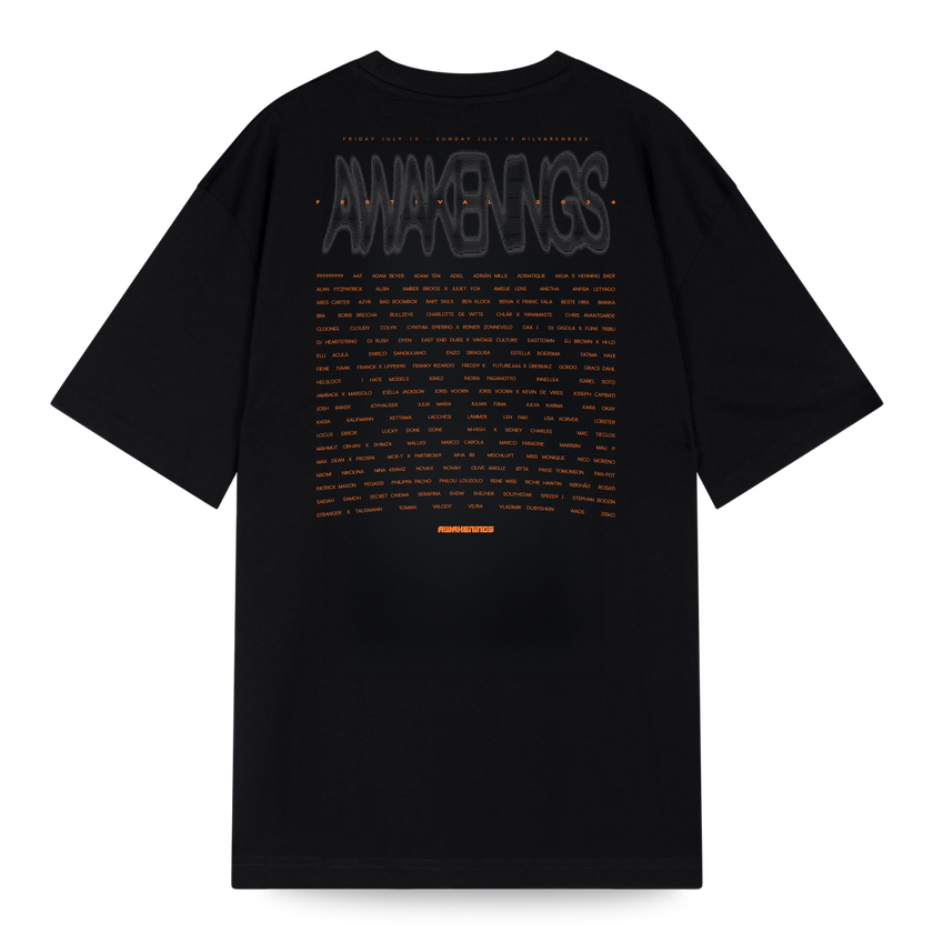 Awakenings Line Up oversized T-shirt